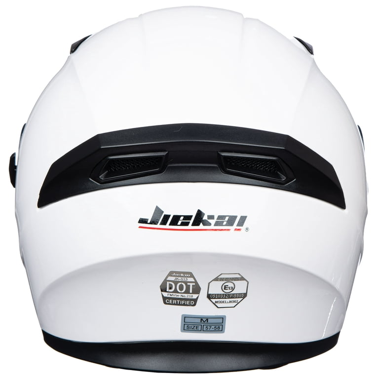 JIEKAI Motorcycle Full Face Helmet DOT Approved Dual Visor Modular