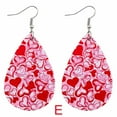 thumbnail image 2 of Jewelry VerPetridure Valentine's Day Earrings Heart Love Red Lips Double Sided Printed Earrings, 2 of 2