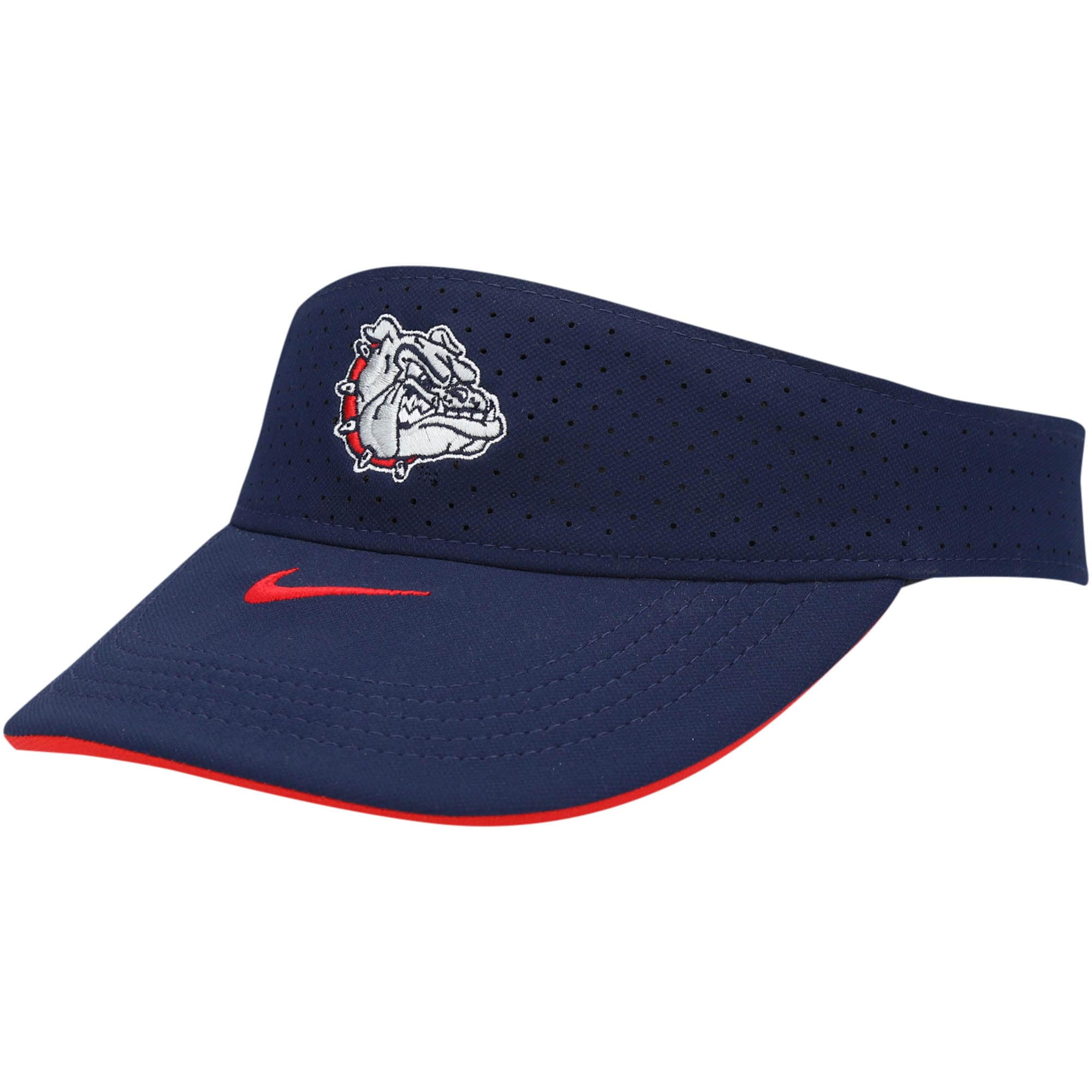 Nike Gonzaga Bulldogs Nike Sideline Performance Visor Navy Red Osfa Walmart Com Walmart Com