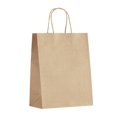thumbnail image 1 of 25 bolsas de regalo de papel kraft de 5,9 x 3 x 8 pulgadas con asas, bolsas de papel pequeñas con asas, bolsas de papel para fiestas, 1 of 4