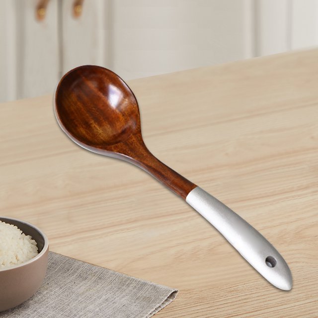 Utensilios de cocina funcionales de madera de estilo japonés espátula pala cuchara antiadherente FLhrweasw Nuevo