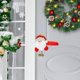 thumbnail image 5 of mfyjkho Funda protectora para manija de puerta navideña con Papá Noel y campanas, de tela, para evitar colisiones, decoración de habitación, 1 paquete, 5 of 6
