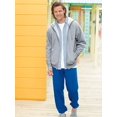 thumbnail image 4 of Jerzees Mens NuBlend Elastic Bottom Sweatpants, XL, Oxford, 4 of 7