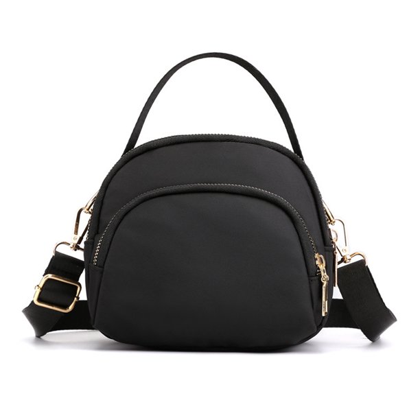 Mini bolso bandolera, bolso de mujer, bolso de lona, bolso de hombro de mujer, bolso pequeño portátil