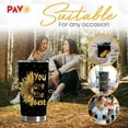 thumbnail image 6 of Gifts For Mom From Daughter - Birthday Gifts For Mom - Mother''s Day Gifts From Daughter - Christmast Gifts, Birthday Presents For Women - Sunflower Mom Gifts Ideas - 20 Oz Black Coffee Tumbler, 6 of 6