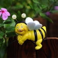 thumbnail image 5 of Set of 2 Lovely Climbing Bees Figurines Resin Huggers Statues Ornaments for Garden Patios Balconies or Indoor Decoration, 5 of 8