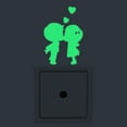 thumbnail image 4 of Xihbxyly Adhesivo de Pared Luminoso Diy, Diseño Visual de Doble Cara, Diseño Fluorescente Verde, Decoración de Habitación, Fácil de Quitar, Perfecto para Dormitorio o Sala de Estar, Juego de 1 Pieza., 4 of 7