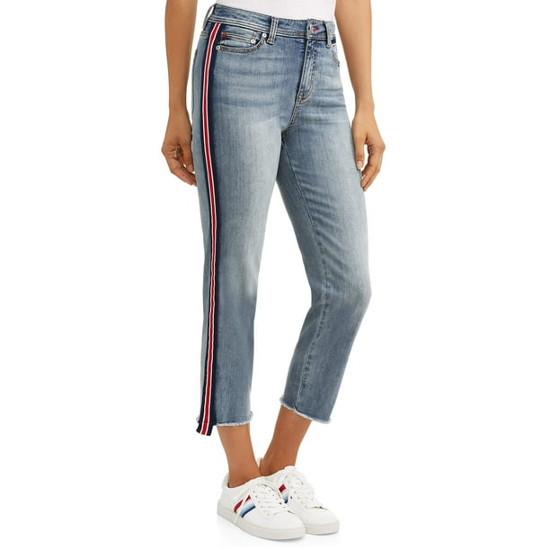 jean with side stripe
