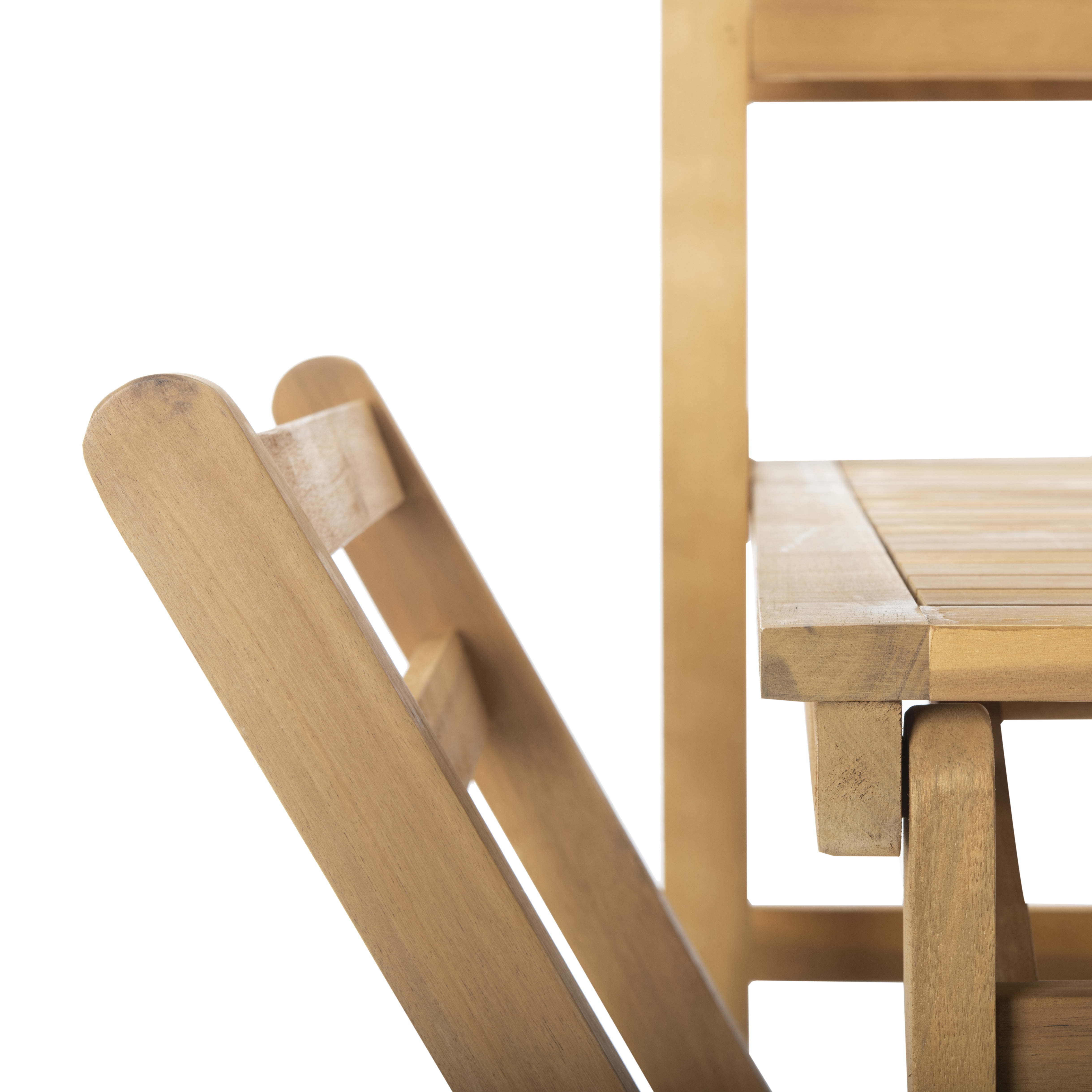 Safavieh Adult 1 Wood Outdoor Dining Sets with Chair, Table, Natural
