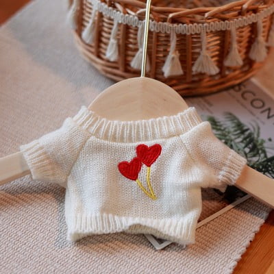 Ropa de algodón para muñecas de 20 cm, suéter de repuesto para muñecas, osito de peluche, ropa para muñecas