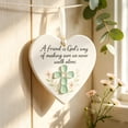 thumbnail image 4 of Dalxymotic Christmas Heart Ornament, Sea Glass Heart Ornament, Friendship Heart Hanging Decor, Gift Keepsake, Christmas Tree Window Hanging Ornament for Home, Tree, Window, Mantel, 4 of 6