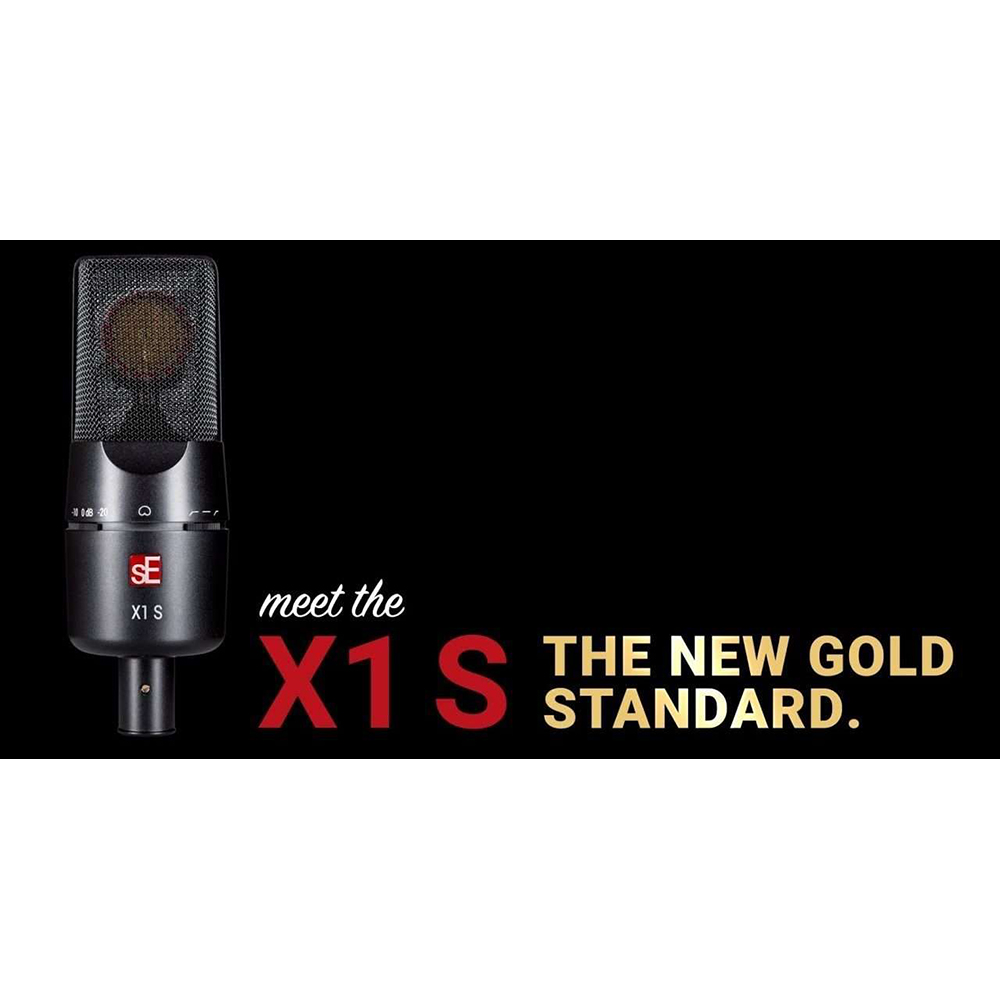sE Electronics X1-S X1 Series Large Condenser Microphone and Clip