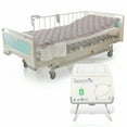 thumbnail image 2 of SereneLife Twin Size Inflatable Bed Bubble Pad Air Mattress w/ AC Pump (2 Pack), 2 of 10