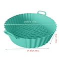thumbnail image 3 of 1 Pack Air Fryer Silicone Liners Basket Round, Apply to 1-3.5 QT Airfryer, Air Fryer Silicone Pot Bowl, Reusable Baking Tray Cooking Oven Accessories, 3 of 7