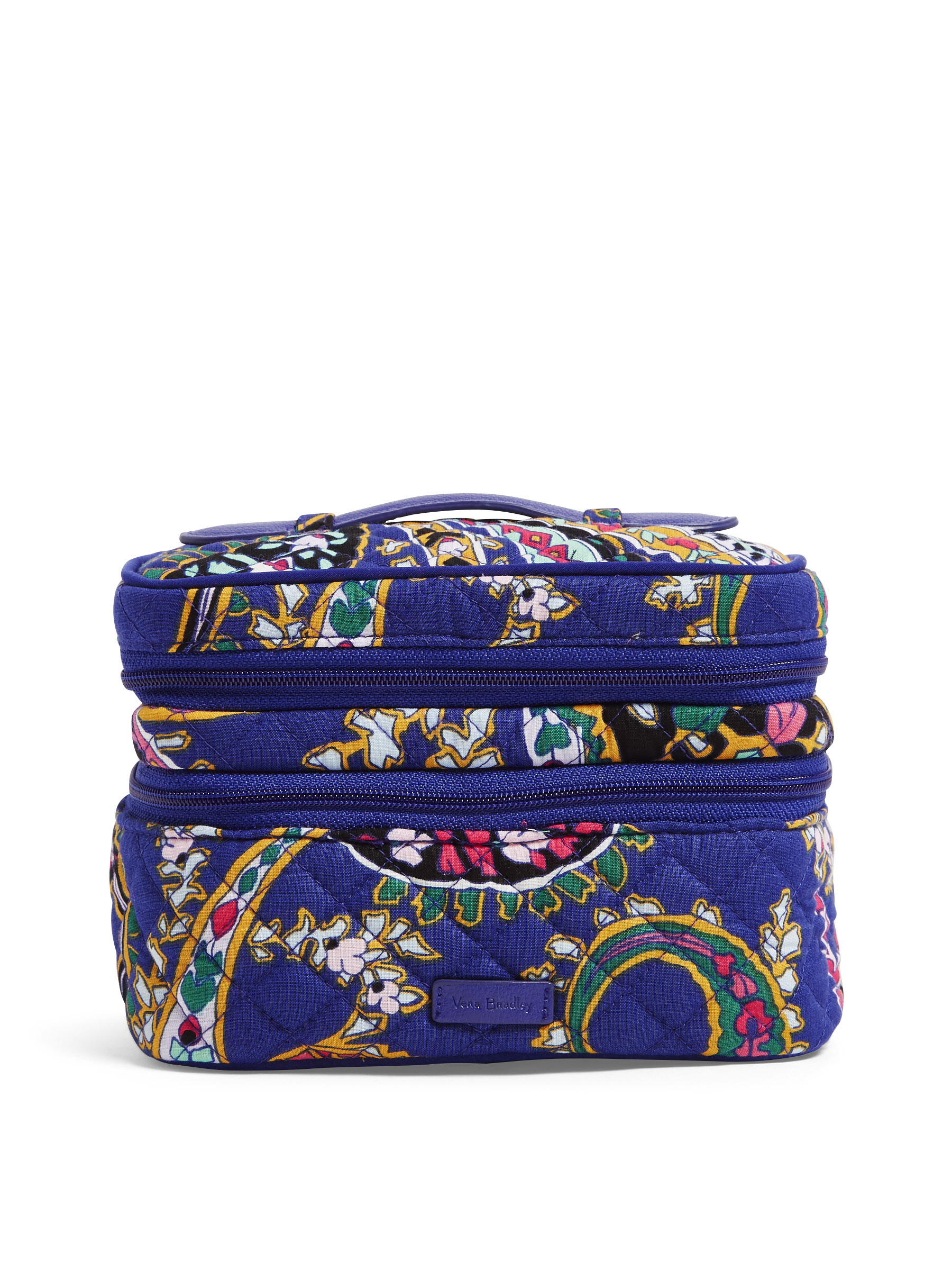 Vera Bradley Iconic Jewelry Train Case