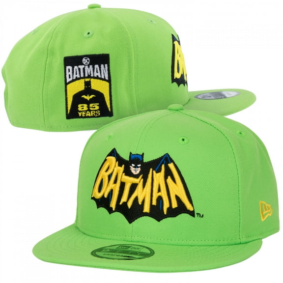 Batman 1960s Lime Green Colorway New Era 9Fifty Adjustable Hat