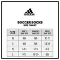 thumbnail image 2 of Adidas 3-Stripe Hoop Soccer OTC Socks, 2 of 3