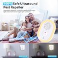 thumbnail image 4 of Ultrasonic Pest & Insect Repeller, Ultrasonic Repellent for Roach, Rodent, Mouse, Bugs, Mosquito, Mice, Spider, Ant,Electronic Plug in Pest Control, 6 Packs, 4 of 8