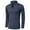 Blue, variant on Aiyino Men's Quarter Zip Up Long Sleeve Sweaters Slim Fit Lightweight Mock Neck Pullover Casual Polo Sweater S-2XL