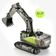1/14 Rc Excavator 593 Huina Toys Model Car Gift Battery 2.4G Remote Control 22Ch