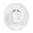 thumbnail image 2 of Jarrón de cerámica con forma de sombrero de vaquero, centro de mesa decorativo para el hogar, jarrón con forma de sombrero de temática occidental para Blanco, 2 of 9