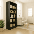 thumbnail image 4 of LiviNest 5-Tier Slim Shelf for Small Space: 70.9" Tall Bookshelf with Anti-Tip Kit - 11.8" Deep Vertical Storage for Apartments & Home Office, 4 of 6