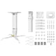 thumbnail image 5 of Soporte para proyector de techo 2-Be-Best Drop Heavy Duty, 20 kg, blanco, 5 of 7