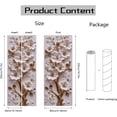 thumbnail image 2 of 2 Pcs Self-Adhesive Door Sticker 31.5"x78.7" 3D Flower and Golden Branch Door Murals Stickers PVC Removable Wallpaper Decoration for Bedrooms ​Living Room, 2 of 8