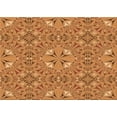 thumbnail image 1 of Ahgly Company Machine Washable Indoor Rectangle Transitional Orange Area Rugs, 8' x 12', 1 of 7