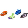 Disney/Pixar Cars Die-Cast Cars, 4-Pack (DJ, Wingo, Snot Rod, Boost)