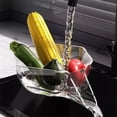 thumbnail image 4 of Drainage Basket Funnel Multifunctional Drainage Basket Large Capacity Vegetable Washing Basket Living Room Dry And Wet Separation Fruit Tray, 4 of 9