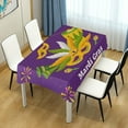 thumbnail image 7 of SKYSONIC Mardi Gras Tablecloth Waterproof Washable Polyester Square Table Cover Durable Tablecloth for Kitchen Dining Table Party Decor (54 X 72 Inch), 7 of 7