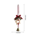 thumbnail image 3 of huayou Christmas Bell Ornament, Rustic Rattan Woven Decor, Living Room Dining Kitchen Home Holiday Decoration, Xmas Decorations Indoor Outdoor Use, Christmas Decor, 3 of 6