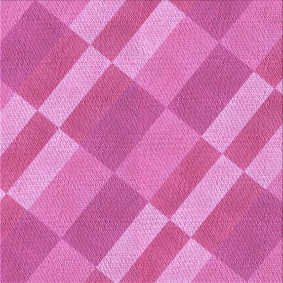 Ahgly Company Indoor Square Patterned Violet Purple Area Rugs, 4' Square