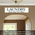 thumbnail image 7 of Highland Home Laundry Rules Indoor/Outdoor Pallet Wood Sign, 7 of 7