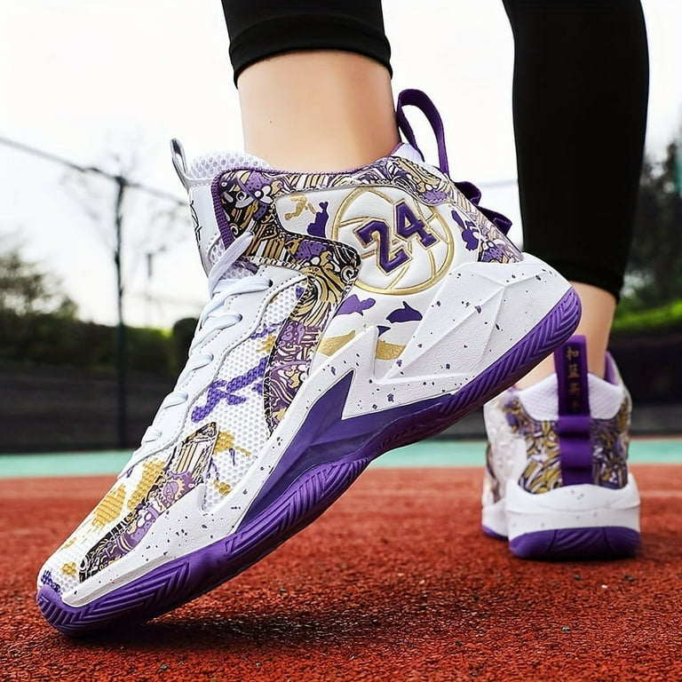 and Durable High Top Basketball Shoes for Youth with Non Slip Soles Walmart