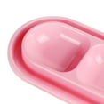 thumbnail image 2 of Double Cat Dog Bowls 2 in 1 Food and Water Bowls Dish with Moat for Small Medium Size Dogs Cats Small Pink, 2 of 10