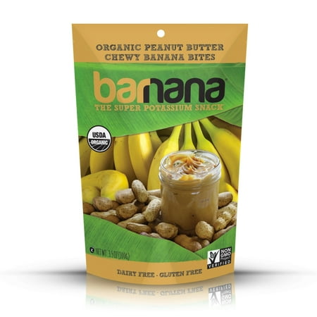UPC 857682003078 product image for Barnana Organic Chewy Banana Bites, Peanut Butter, 3.5 Ounce, 12 Count | upcitemdb.com