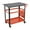 Orange, variant on Telyswee Mobile Welding Workbench, 36" x 24" Welding Table Top with Double-Layer Storage Board, 11 Hooks, 600 lbs