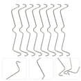 thumbnail image 3 of 100 piezas de ganchos de acero inoxidable para sujetar clavijas, clips para tableros perforados., 3 of 8