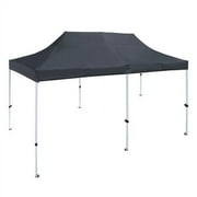 ALEKO GZF10X20BK 10x20 Feet Gazebo Tent 420D Oxford Canopy Party Tent, Black Color