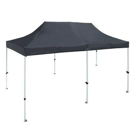 ALEKO GZF10X20BK 10x20 Feet Gazebo Tent 420D Oxford Canopy Party Tent, Black Color
