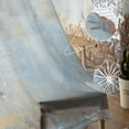 thumbnail image 5 of Moroccon Sheer Curtains 96 Inches Long 2 Panels Set, Window Sheer Curtains for Living Room/Bedroom, Moroccan Light Filtering Rod Pocket Curtain 52'' x 96'' x 2, 5 of 7