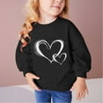 thumbnail image 4 of breaise 2-10Years Toddler Girls Crewneck Sweatshirts Kids Love Heart Print Cotton Pullover Long Sleeve T-Shirts Tops, 4 of 4
