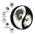 thumbnail image 5 of Easygdp Unicorn in Yoga Automobile Tire Dust Cover, 14-17in Spare Tire Cover Universal Fit for Trailer, Car, Truck, SUV, Jeep - 17 inch, 5 of 9