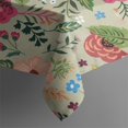 thumbnail image 6 of Boho Bohemia Flower Rectangle Tablecloth 60"x120",Waterproof Polyester Rectangle Table Cloth, Wipeable Spillproof Polyester Tablecloth for Dining, Camping, Indoor and Outdoor, 6 of 6