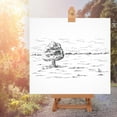 thumbnail image 1 of Caballete De Sobremesa Pequeño De Madera Ajustable Con Marco En H Studio Artist, 1 of 7