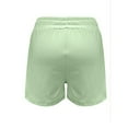 thumbnail image 6 of BLTIBY Womens Shorts Casual Summer Elastic Waist Drawstring Comfy Casual Fashion Loose Wide Leg Beach Shorts Lightweight Short Pants with Pockets 2024 Green M, 6 of 7