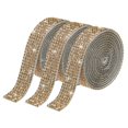 thumbnail image 1 of Unique Bargains 3Roll 1 Yard 8mm Self Adhesive Crystal Rhinestone Ribbon for Crafts Project, Bright Yellow, 1 of 5