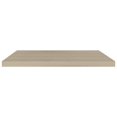 thumbnail image 2 of vidaXL Floating Wall Shelf Oak 80x23.5x3.8 cm MDF, 2 of 4